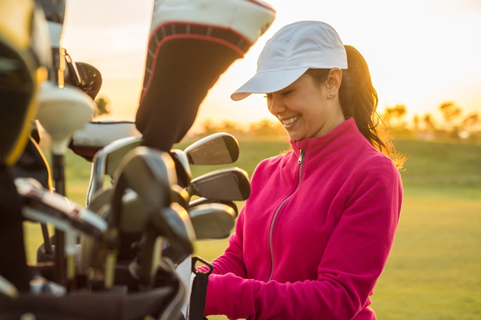 Golf tournament attendees in carts helping Audrey’s Place raise funds for annual scholarships for future Canadian nurses